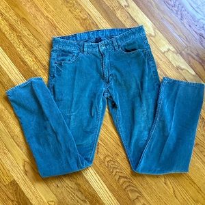 Calvin Klein Slim straight low rise corduroy pants sz 32